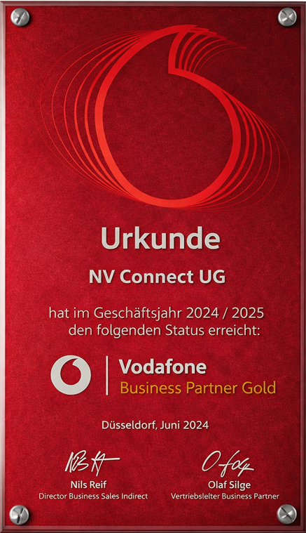Vodafone Business Partner Gold 2024