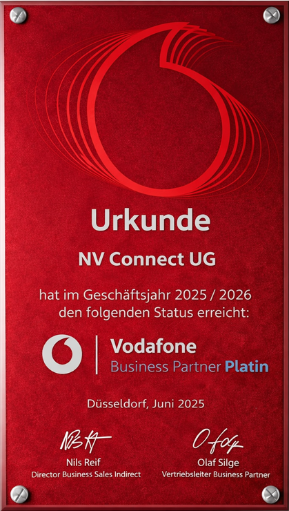 Vodafone Business Partner Platin 2025